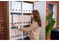 DEERHORN® Vícepolicová bílá kancelářská skříň