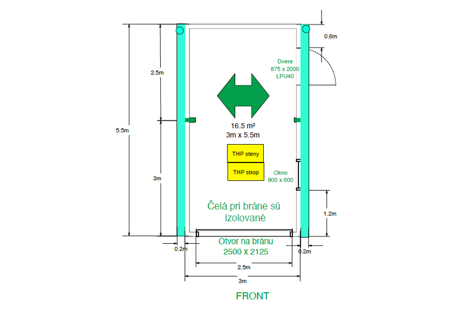 Garáž se sedlovou střechou GARDEON® pro jedno auto