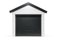 Garáž se sedlovou střechou GARDEON® pro jedno auto