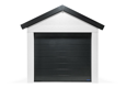 Garáž se sedlovou střechou GARDEON® pro jedno auto