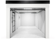 Garden garage with Hormann safety garage door