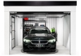 Garden house with Hormann safety garage door