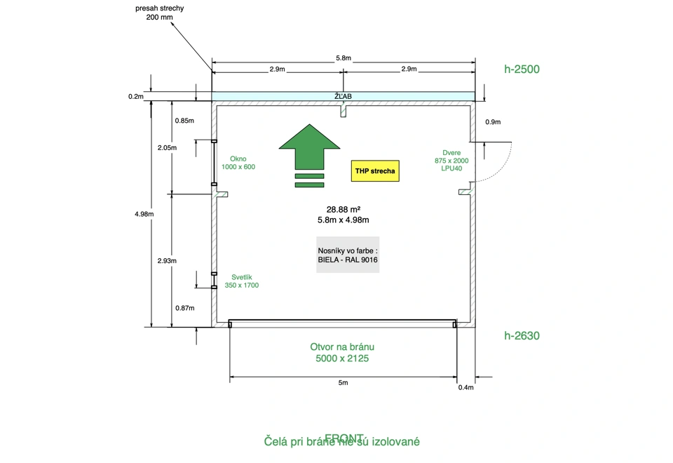 GARDEON® garáž pro 2 auta