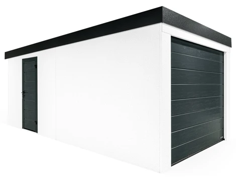 GARDEON® Garáž s dveřmi Hörmann a oknem