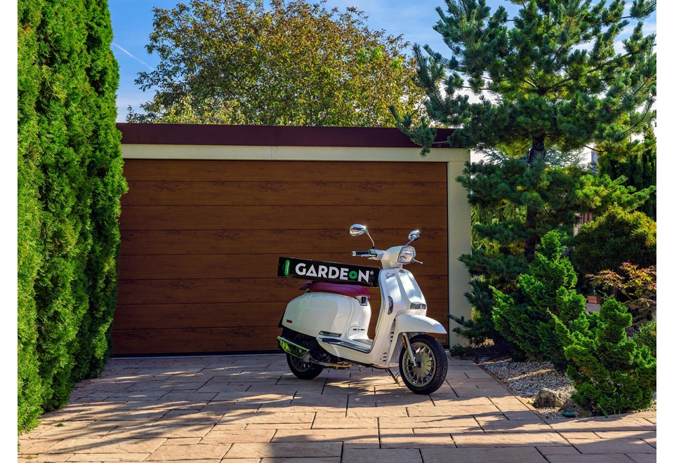 GARDEON® Garáž s vraty Hörmann a dvěma okny