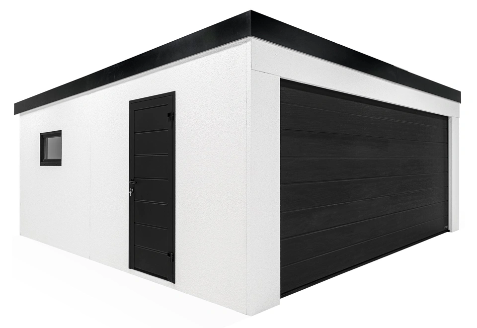 GARDEON® Garáž s vraty Hörmann a oknem