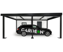 GARDEON® Garáž s vraty Hörmann, oknem a levým přístřeškem