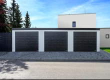 GARDEON® Garáž se třemi sekčními garážovými vraty Hörmann