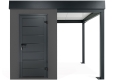 GARDEON® Mini zahradní domek s dveřmi Hörmann a přístřeškem