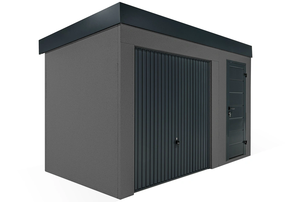 GARDEON® Zahradní domek s dveřmi a garážovými vraty Hörmann