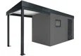 GARDEON® Zahradní domek s dveřmi a oknem Hörmann s přístřeškem