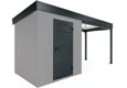 GARDEON® Zahradní domek s dveřmi Hörmann a přístřeškem