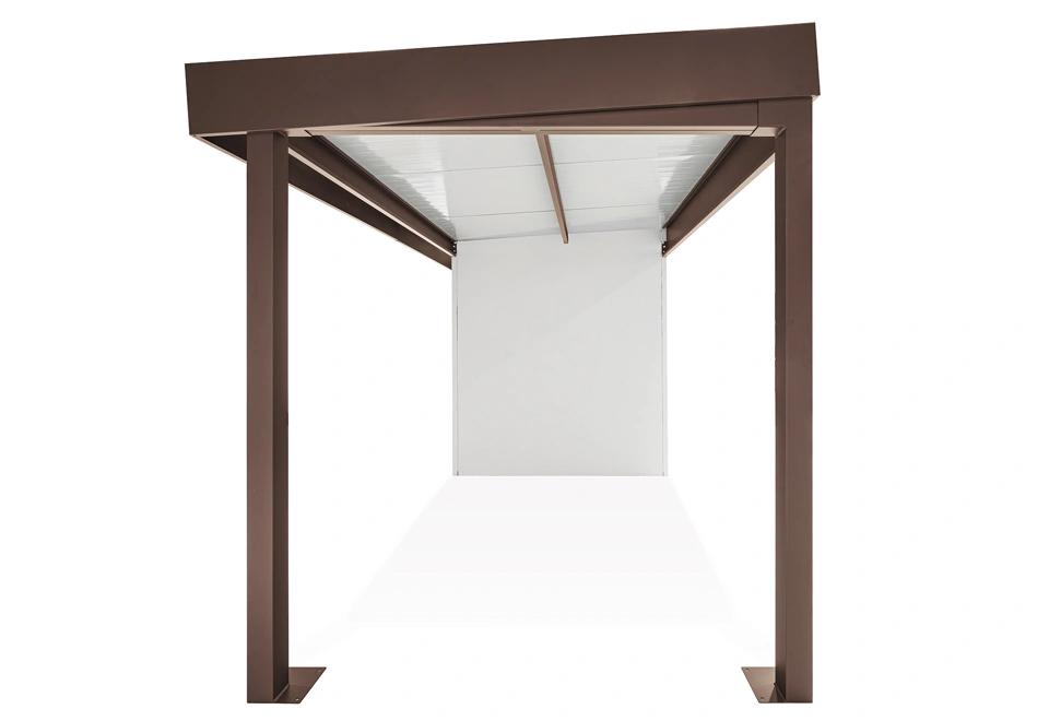 GARDEON® Zahradní domek s dveřmi Hörmann a přístřeškem