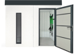 GARDEON® Zahradní domek s dveřmi Hörmann a světlíkem
