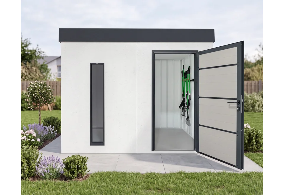 GARDEON® Zahradní domek s dveřmi Hörmann a  světlíkem