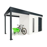 GARDEON® Zahradní domek s dveřmi Hörmann dveřmi, světlíkem a přístřeškem