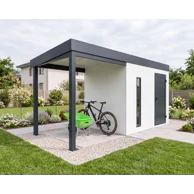 GARDEON® Zahradní domek s dveřmi Hörmann dveřmi, světlíkem a přístřeškem