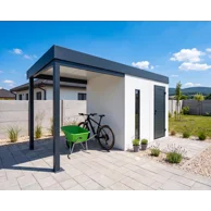 GARDEON® Zahradní domek s dveřmi Hörmann dveřmi, světlíkem a přístřeškem
