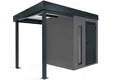 GARDEON® Zahradní domek s dveřmi Hörmann, světlíkem a přístřeškem