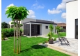 GARDEON® Zahradní domek s dveřmi, oknem, světlíkem a přístřeškem
