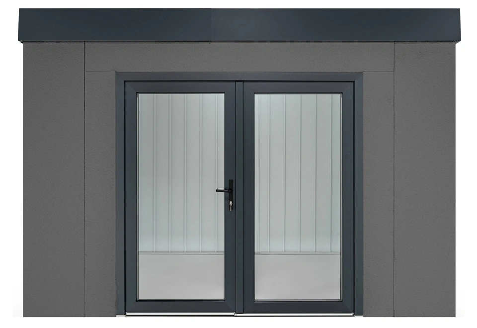 GARDEON® Zahradní domek s dvojitými panoramatickými dveřmi