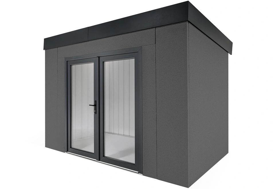 GARDEON® Zahradní domek s dvojitými panoramatickými dveřmi