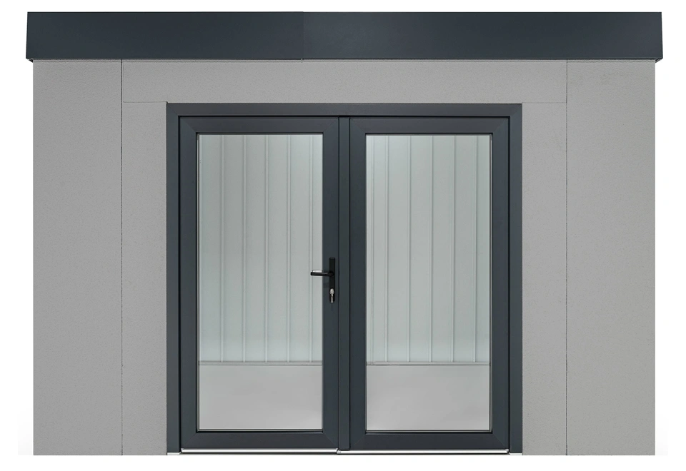GARDEON® Zahradní domek s dvojitými panoramatickými dveřmi