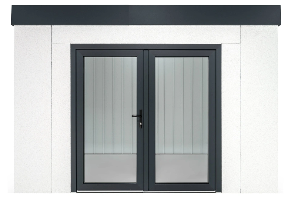 GARDEON® Zahradní domek s dvojitými panoramatickými dveřmi