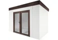 GARDEON® Zahradní domek s dvojitými panoramatickými dveřmi