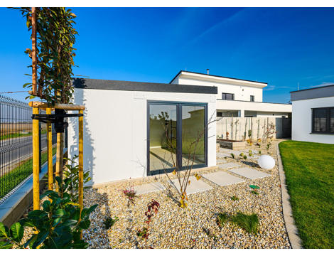 GARDEON® Zahradní domek s dvojitými prosklenými a jednokřídlými dveřmi