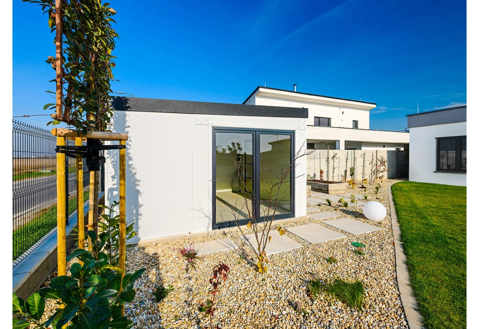 GARDEON® Zahradní domek s dvojitými prosklenými a jednokřídlými dveřmi