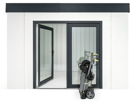 GARDEON® Zahradní domek s dvoukřídlými prosklenými dveřmi