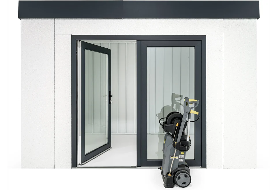GARDEON® Zahradní domek s dvoukřídlými prosklenými dveřmi