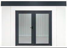 GARDEON® Zahradní domek s dvoukřídlými prosklenými dveřmi