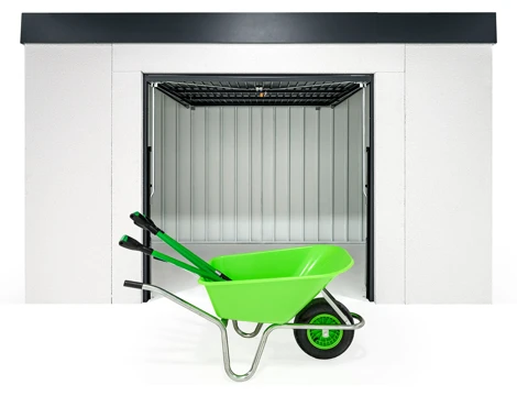 GARDEON® Zahradní domek s garážovými vraty Hörmann