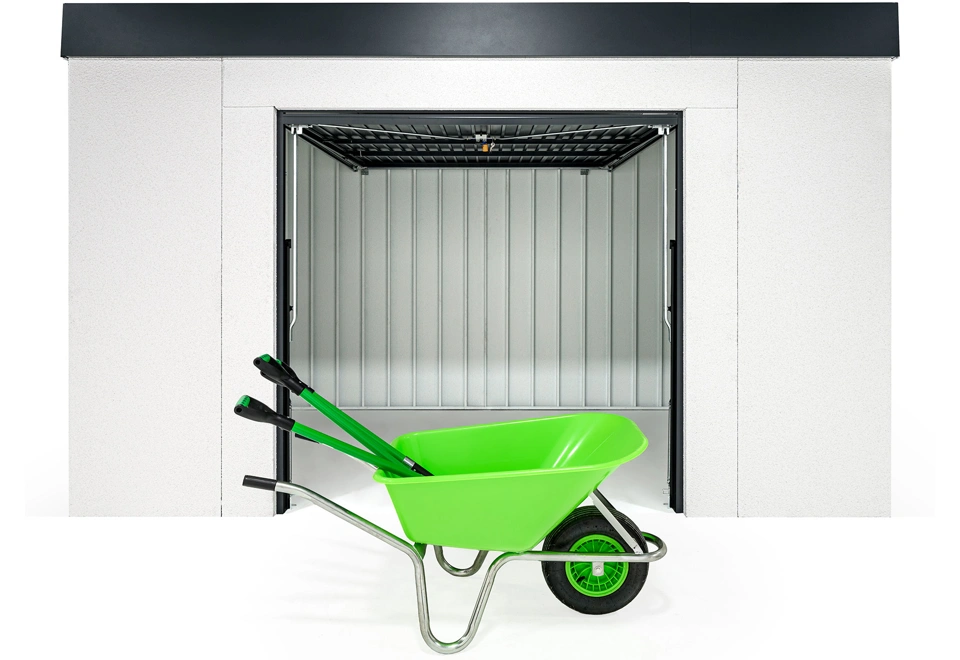 GARDEON® Zahradní domek s garážovými vraty Hörmann