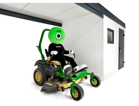 GARDEON® Zahradní domek s oknem a přístřeškem na levé straně GARDEON® Zahradní domek s oknem a přístřeškem na levé straně